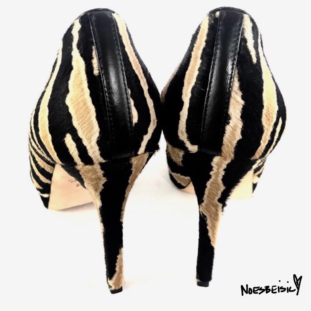 🚫SOLD•E🅱️🅰️Y🚫 GUCCI Tiger Platform Heels TPI - Picture 4 of 7